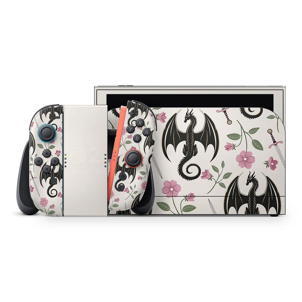 Emberpetal Dragons Nintendo Switch 2 Decal Skin