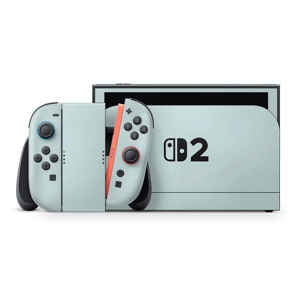 Dusty Blue Nintendo Switch 2 Decal Skin