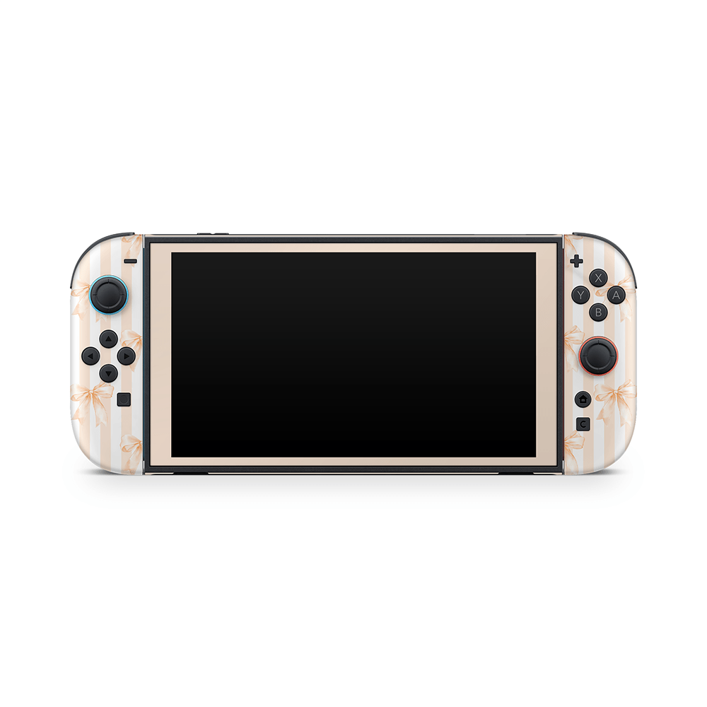Apricot Bows Nintendo Switch 2 Decal Skin