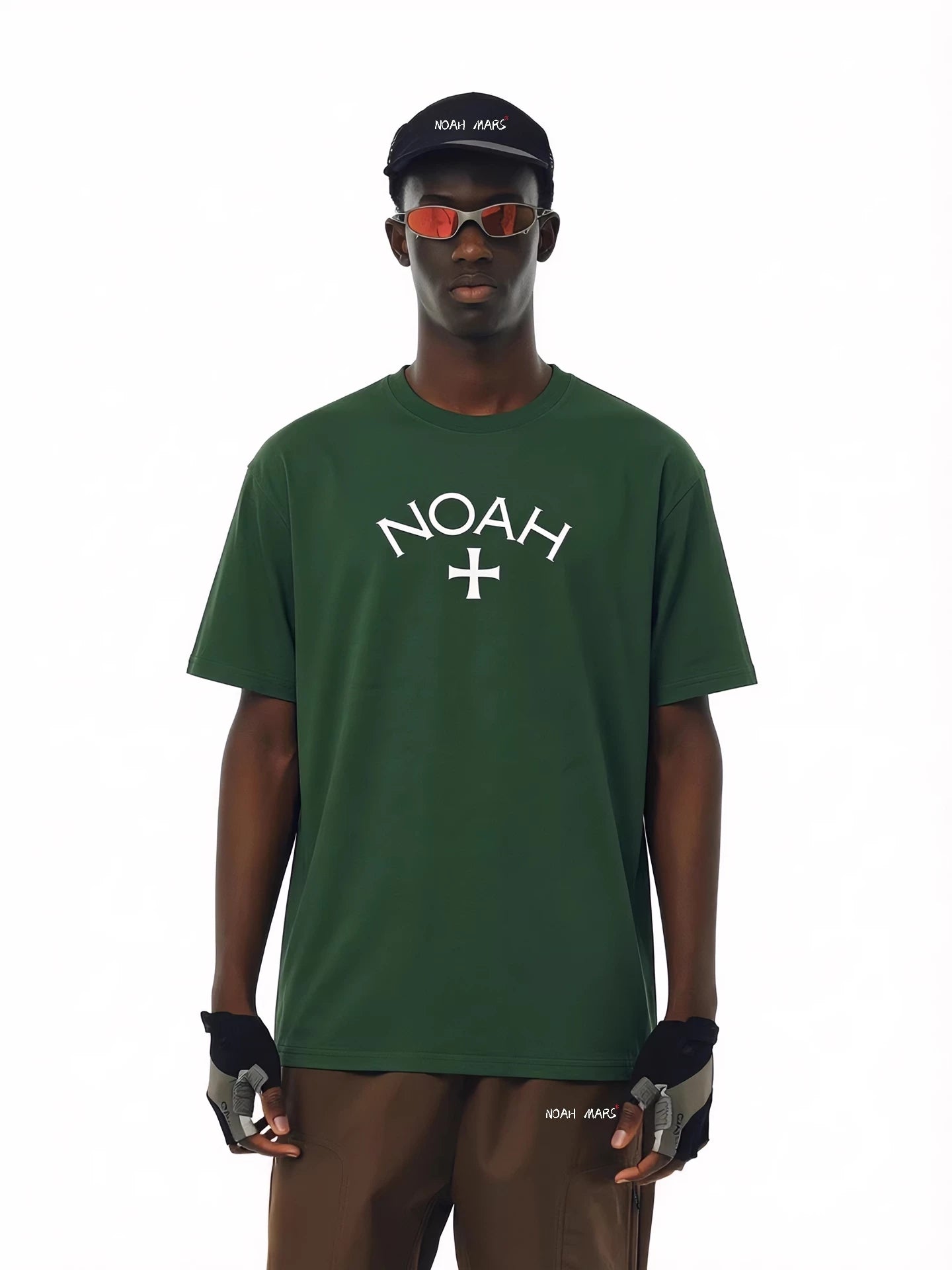 NOAH MARS niche trendy brand first generation black soul cross street casual loose cotton trendy short sleeved T-shirt for men