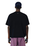 NOAH MARS niche trendy brand with a small cross on the back, American casual, simple, antibacterial, cotton short sleeved T-shirt for men