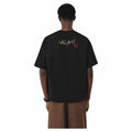 NOAH MARS Small Fashion Brand python leather calligraphy seal on the back American casual men's cotton China-Chic short sleeve T-shirt