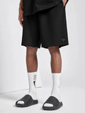 NOAH MARS lightning embroidery summer cool thin shorts five quarter pants loose knit couple sports pants men