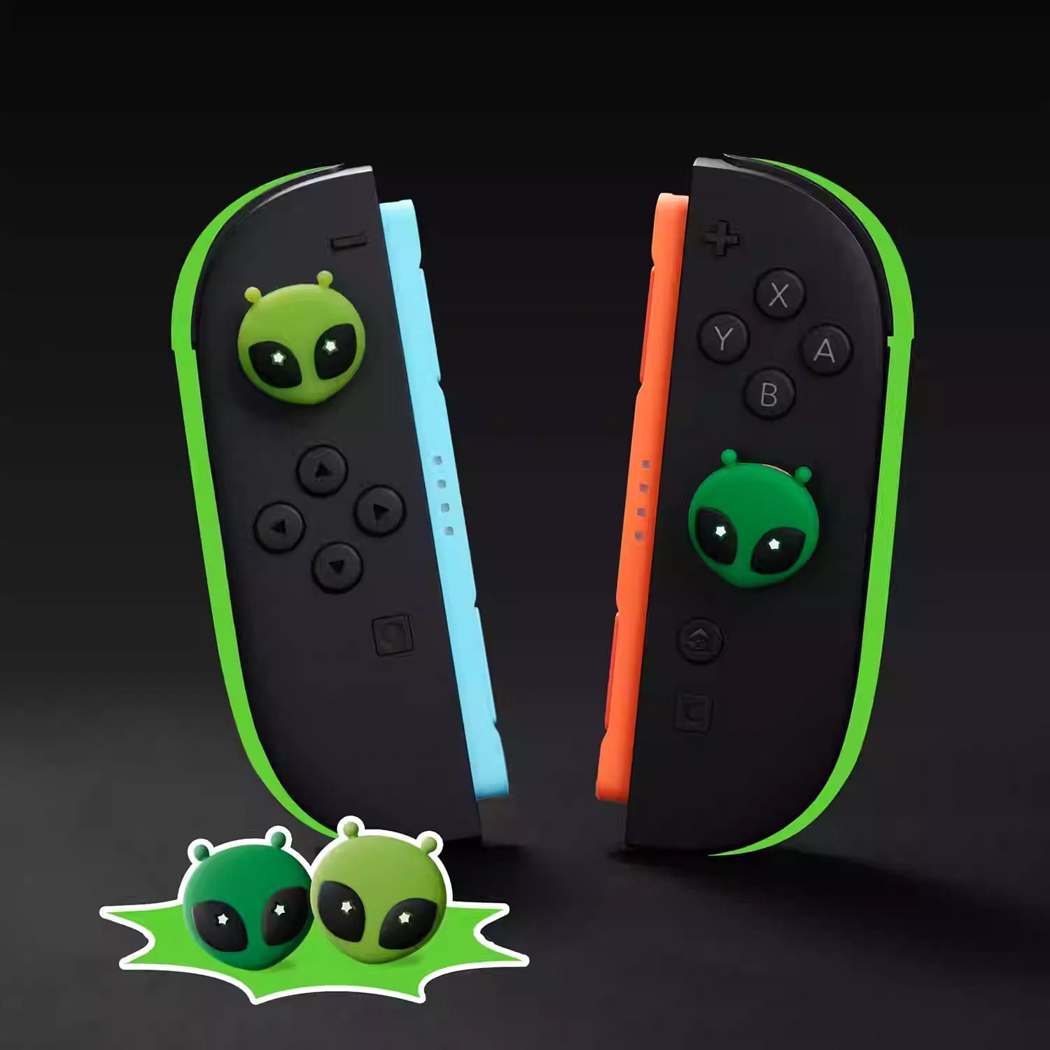 GeekShare Aliens Attack  Thumb Grip Caps for Switch 2