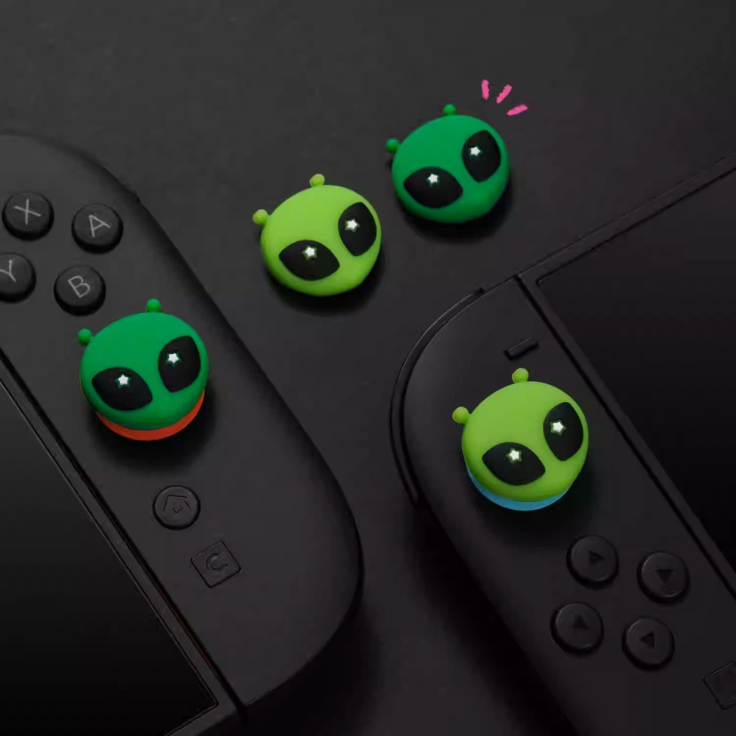 GeekShare Aliens Attack  Thumb Grip Caps for Switch 2