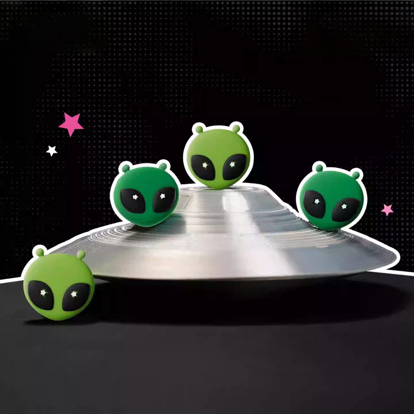 GeekShare Aliens Attack  Thumb Grip Caps for Switch 2