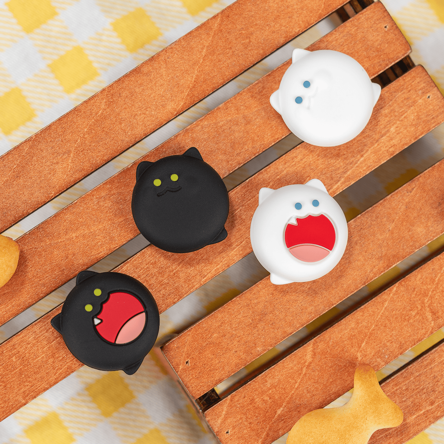 GeekShare BoBo Cat Thumb Grip Caps for Switch 2