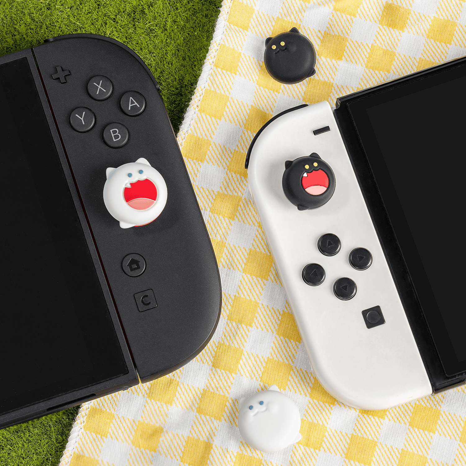GeekShare BoBo Cat Thumb Grip Caps for Switch 2