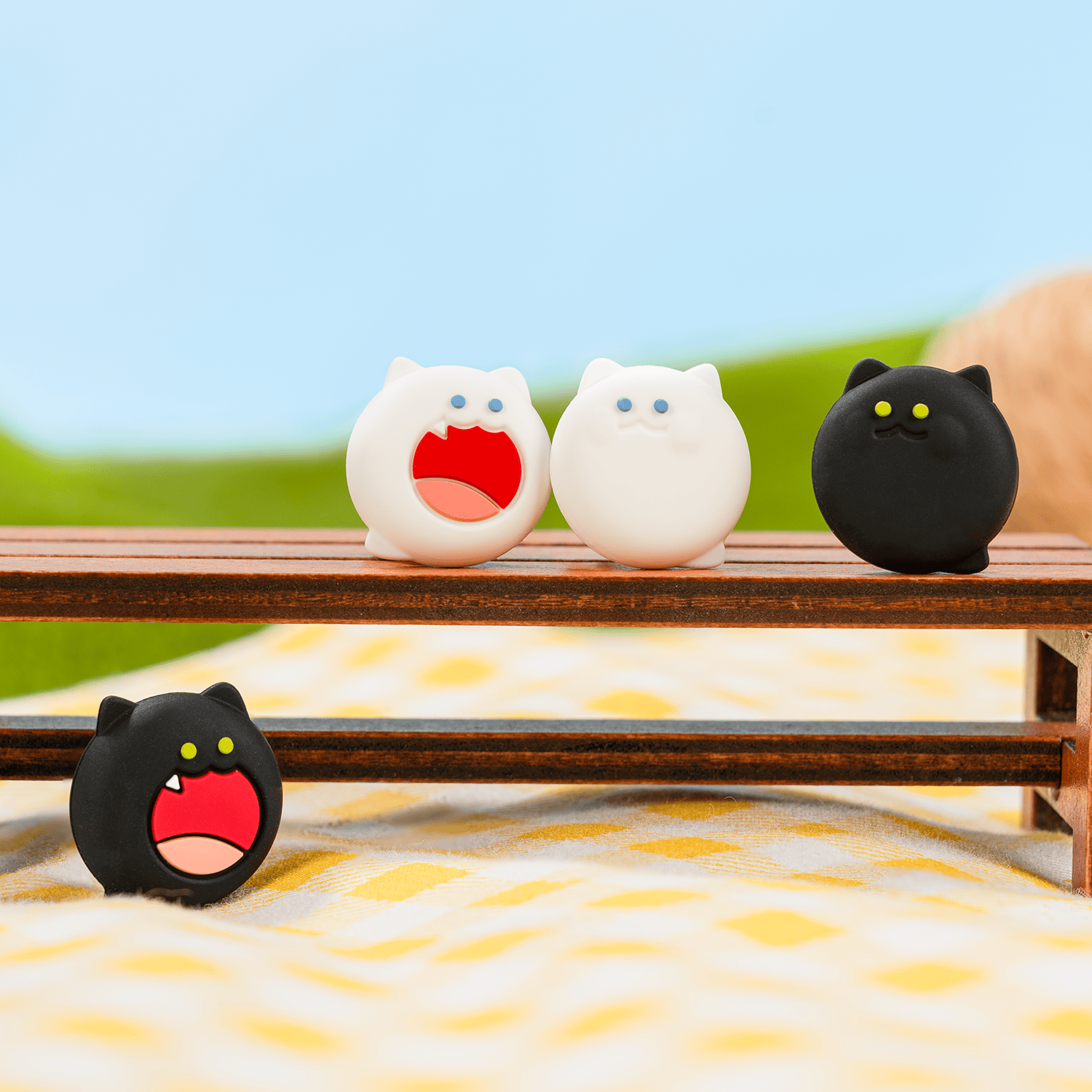 GeekShare BoBo Cat Thumb Grip Caps for Switch 2