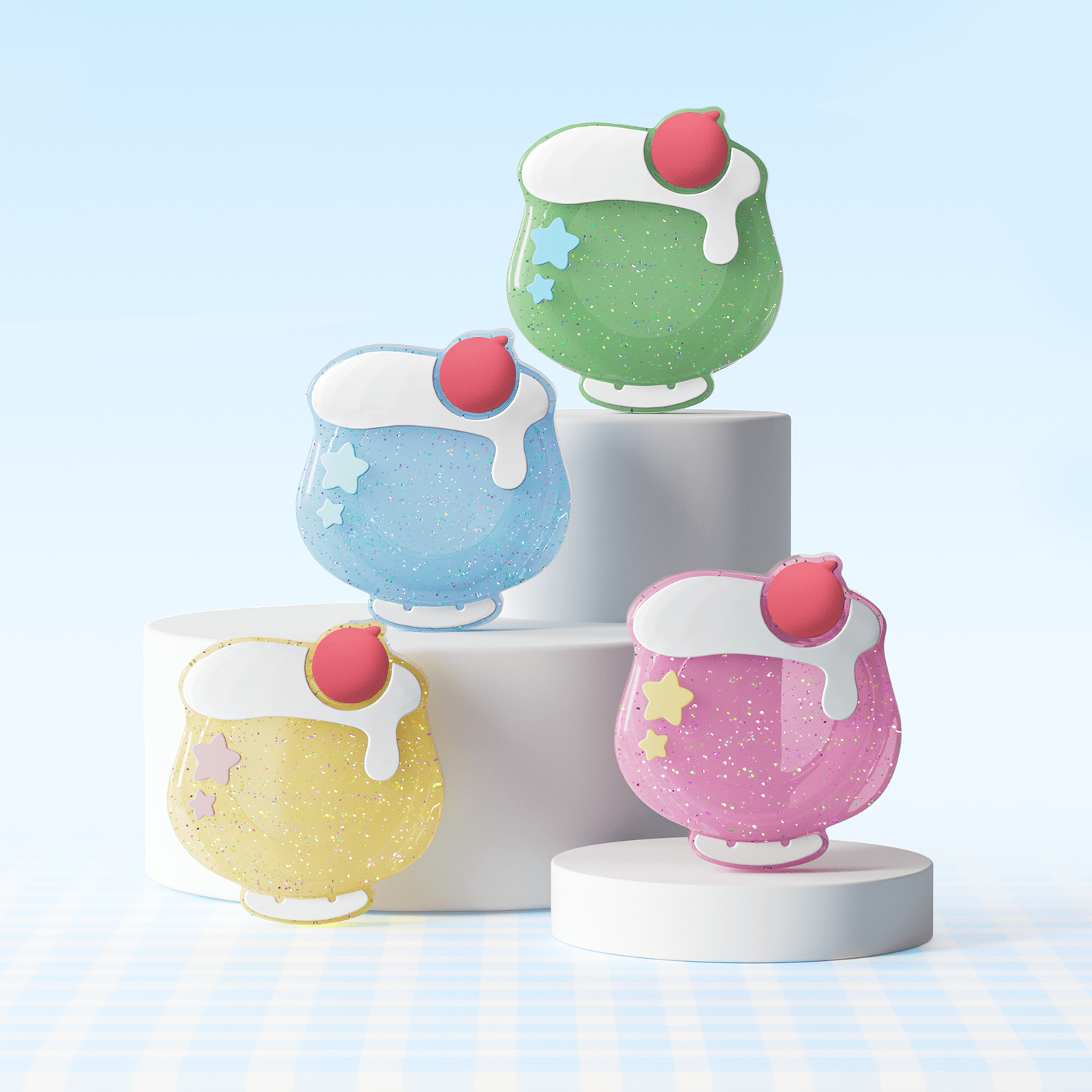 GeekShare Cream Soda Thumb Grip Caps for Switch 2