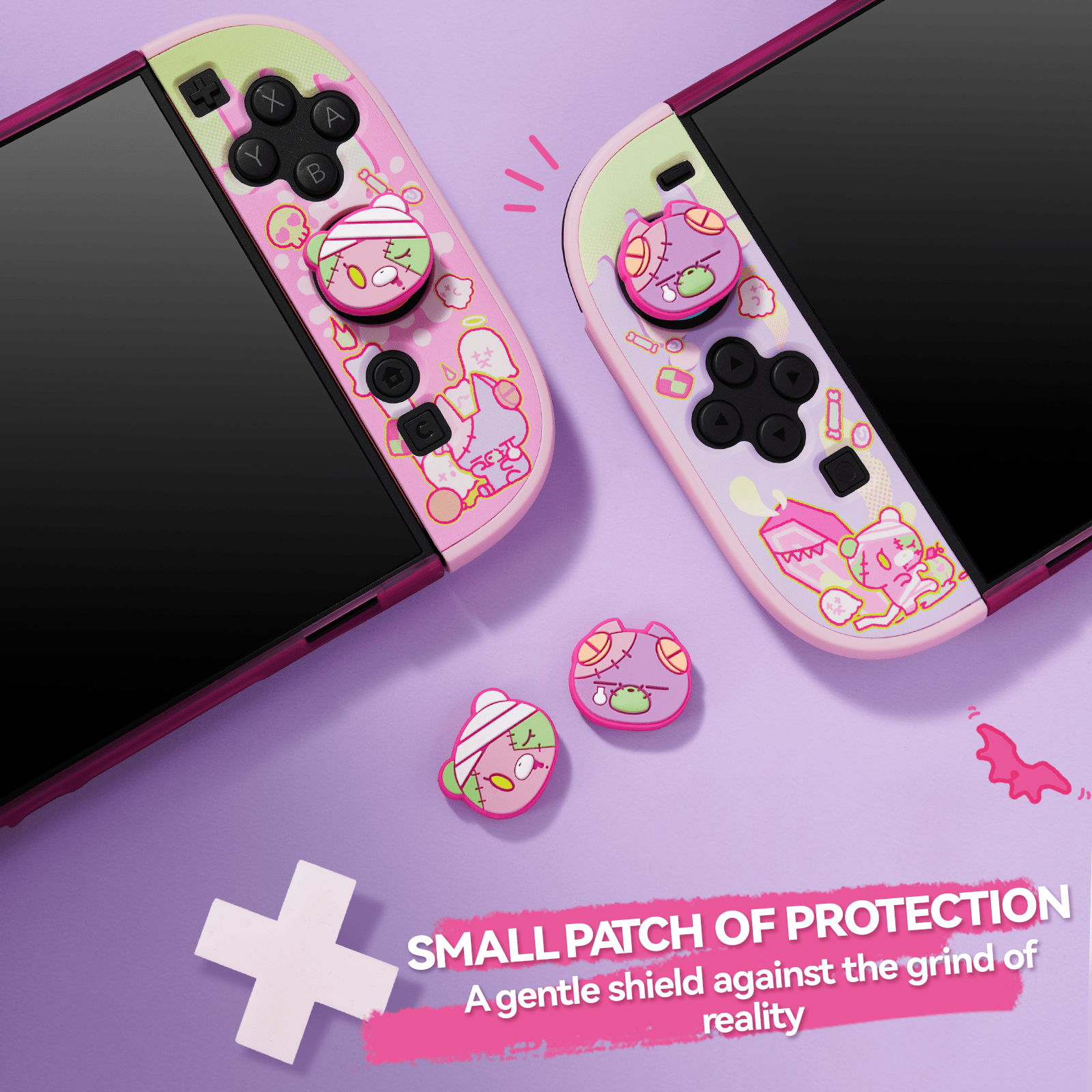 GeekShare Cutie Doll Thumb Grip Caps for Switch 2