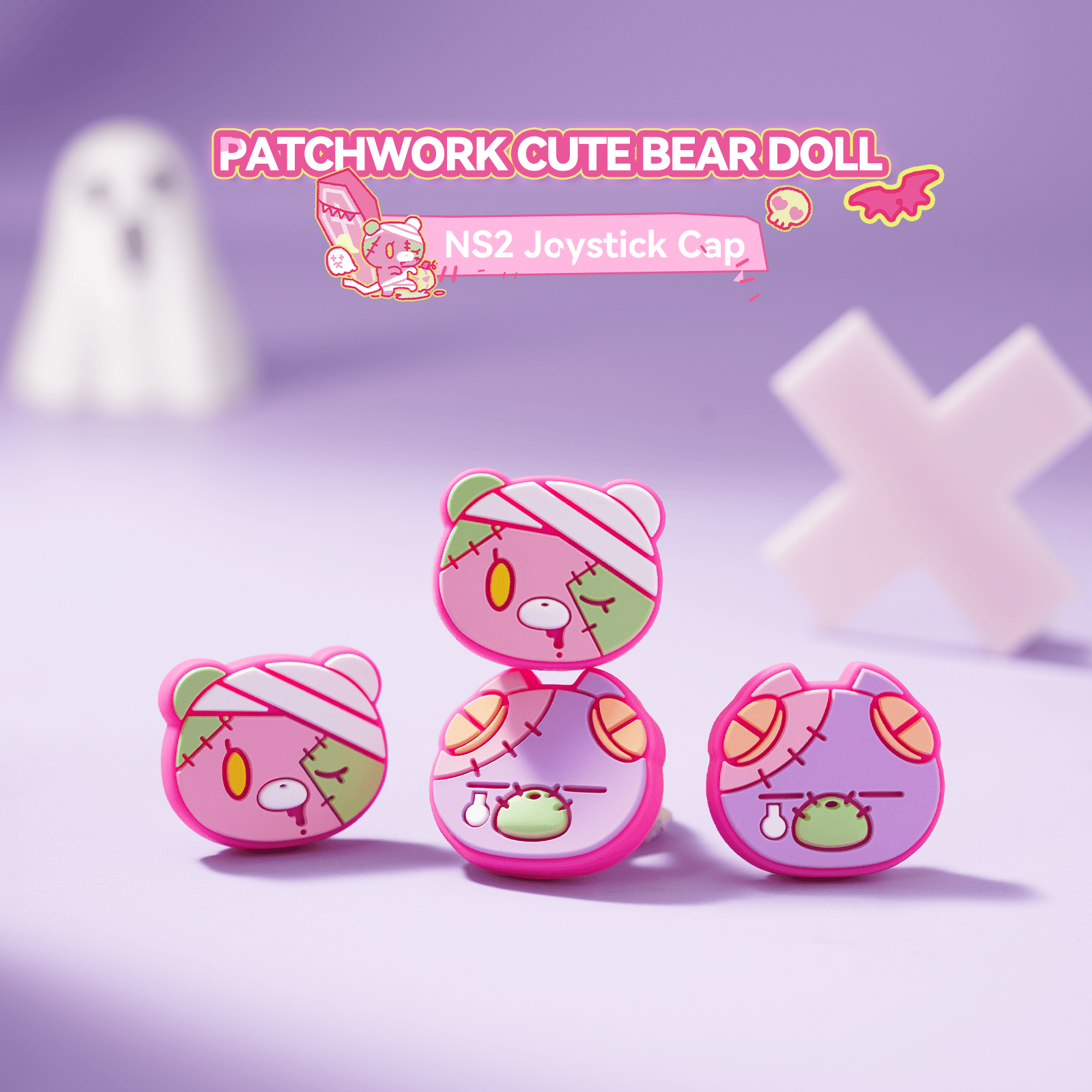 GeekShare Cutie Doll Thumb Grip Caps for Switch 2