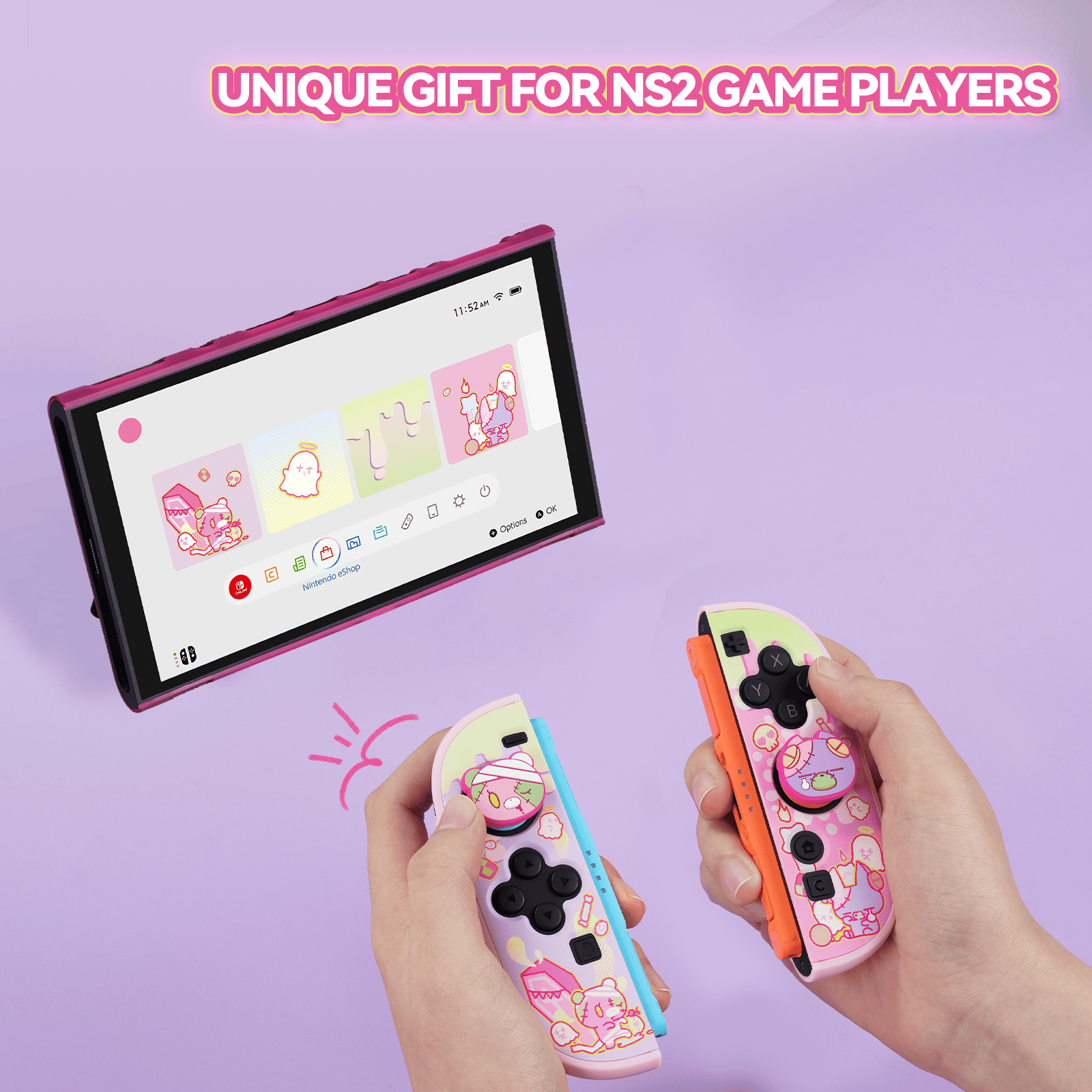 GeekShare Cutie Doll Thumb Grip Caps for Switch 2