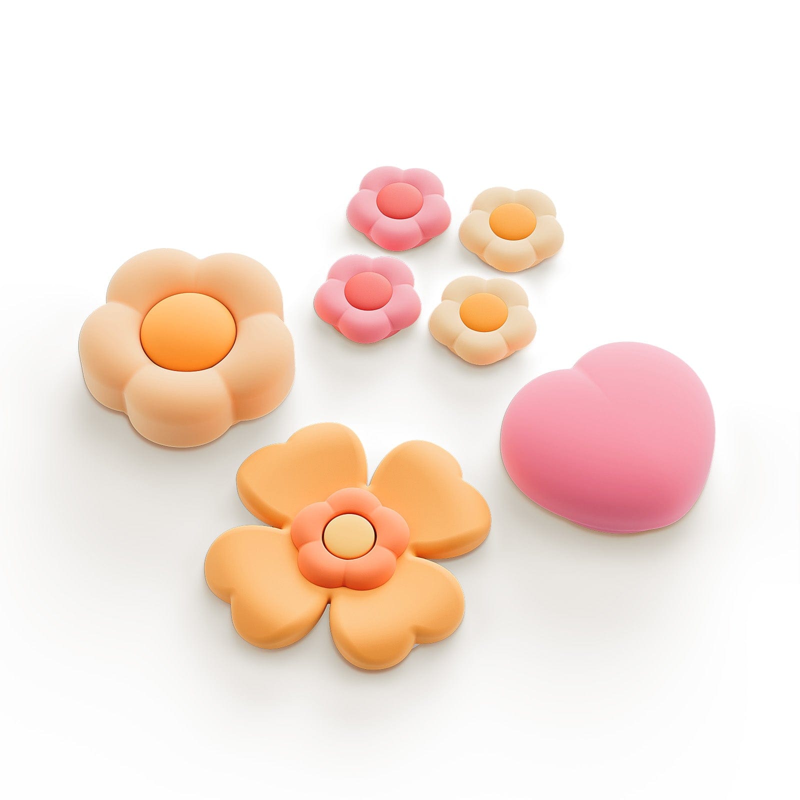 GeekShare Heart Flower Button Caps for Switch 2