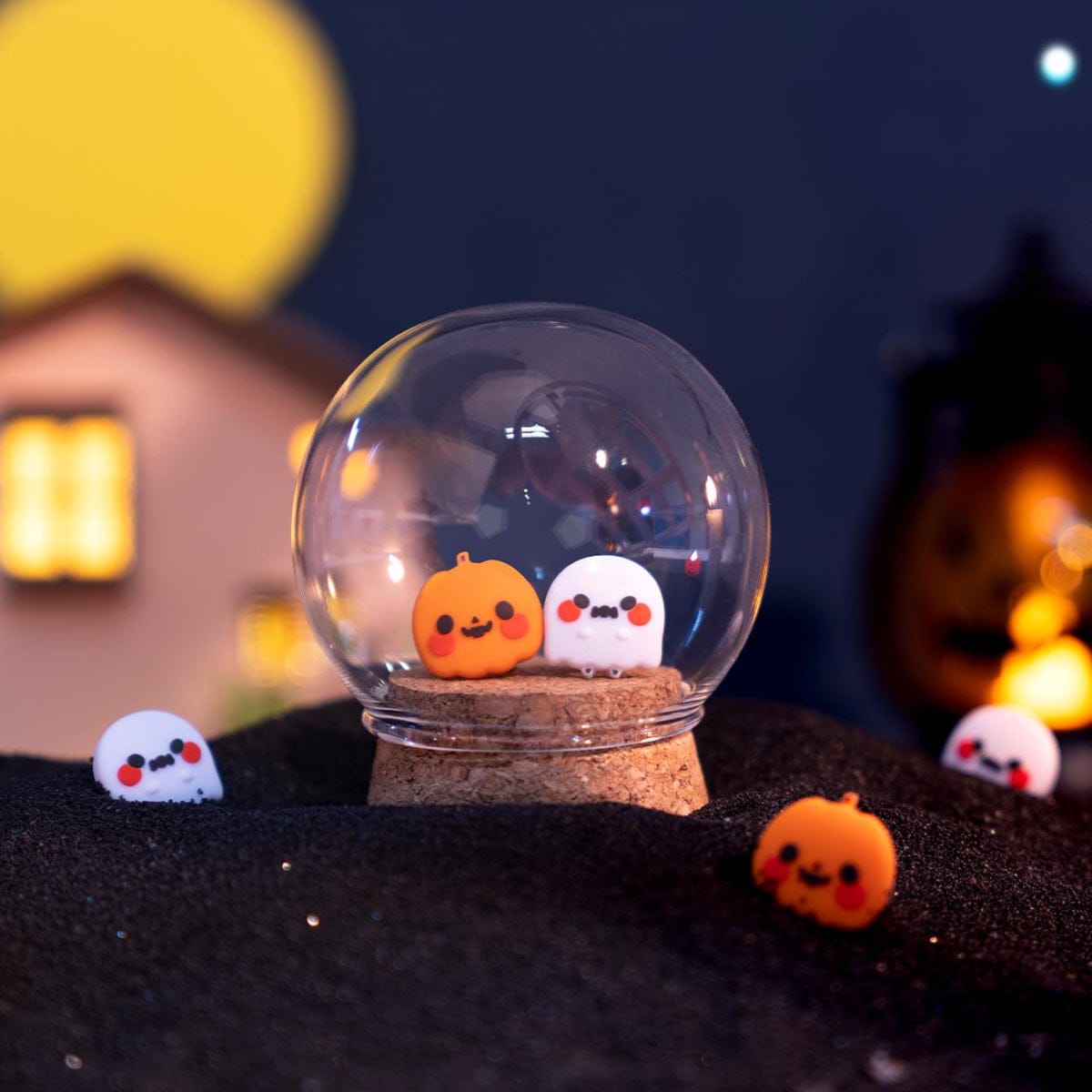GeekShare jack-o'-lantern Thumb Grip Caps for Switch 2