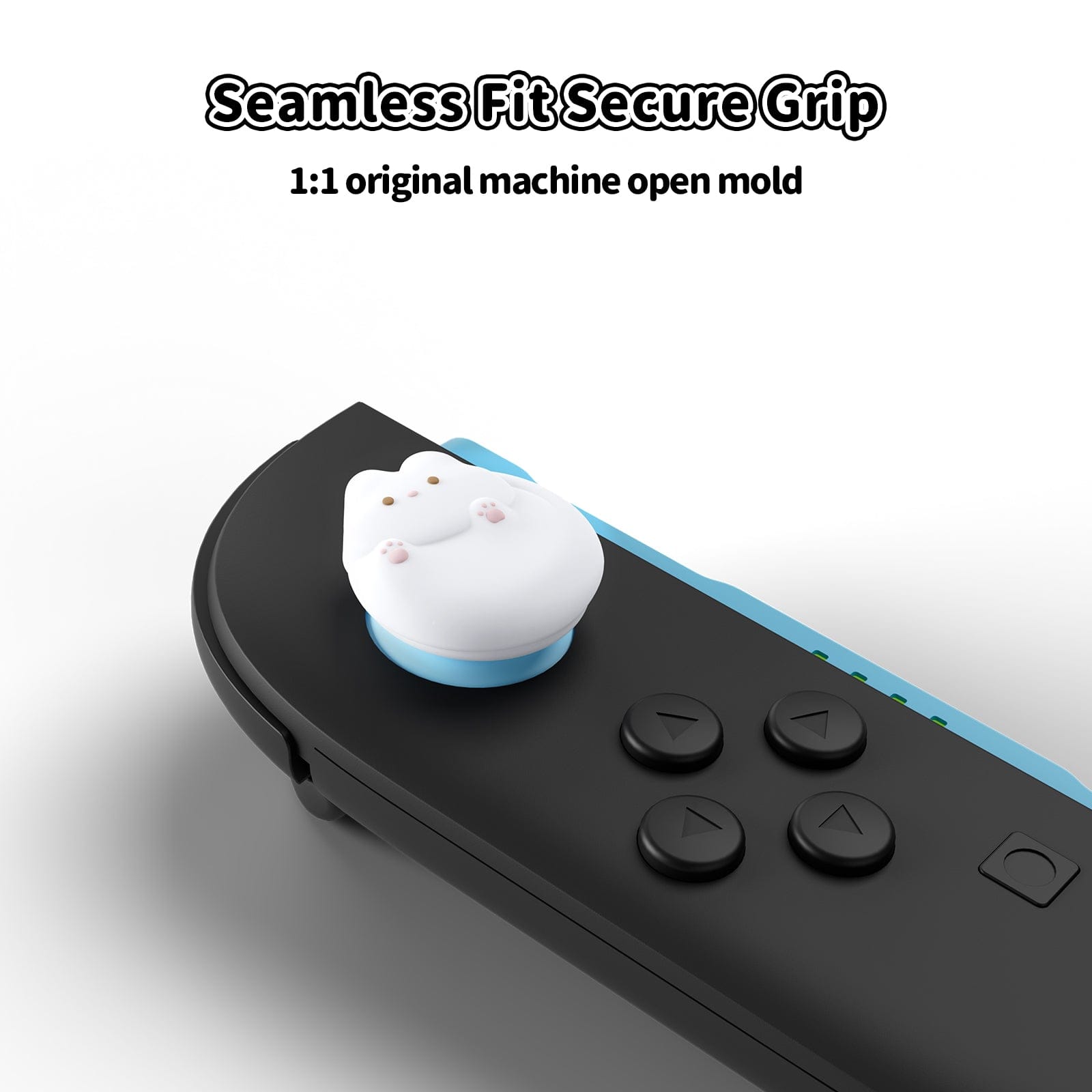 GeekShare Kitty Bun Thumb Grip Caps for Switch 2