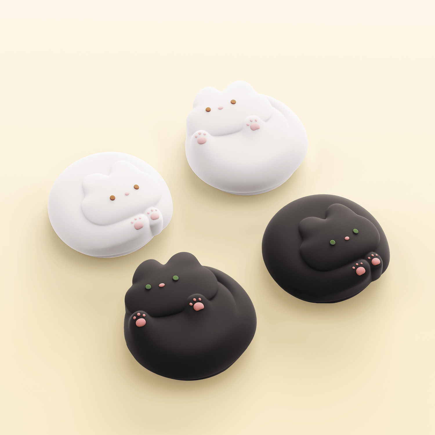 GeekShare Kitty Bun Thumb Grip Caps for Switch 2