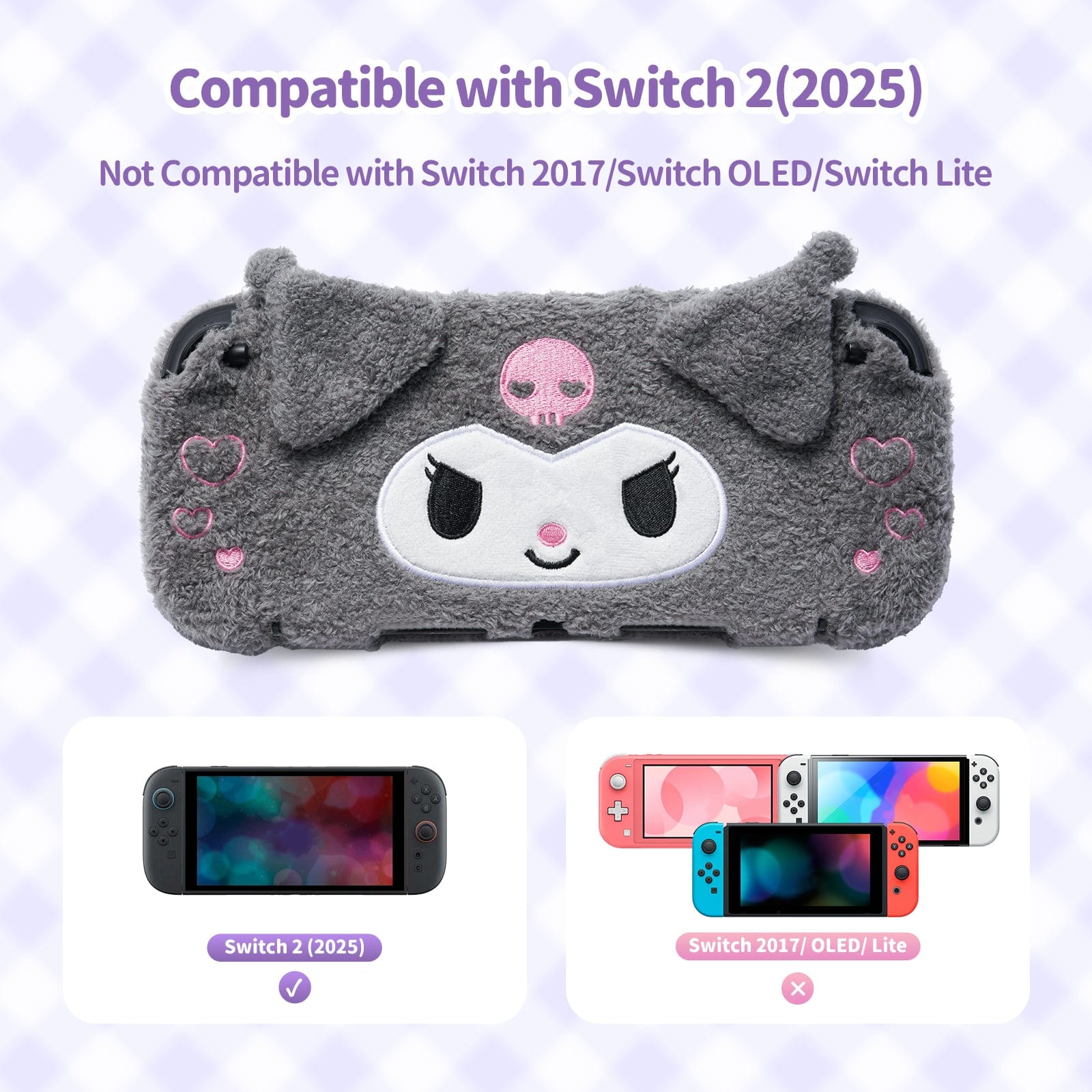 Geekshare x Sanrio Series Plush Protective Case for switch 2