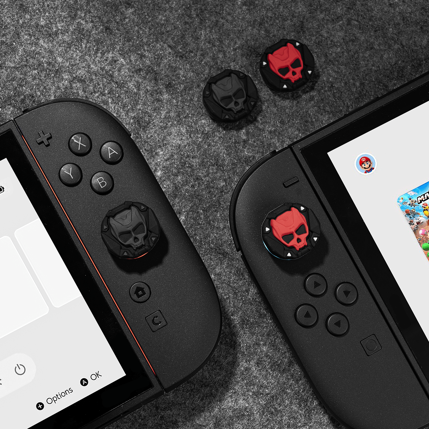 GeekShare Skull Thumb Grip Caps for switch 2