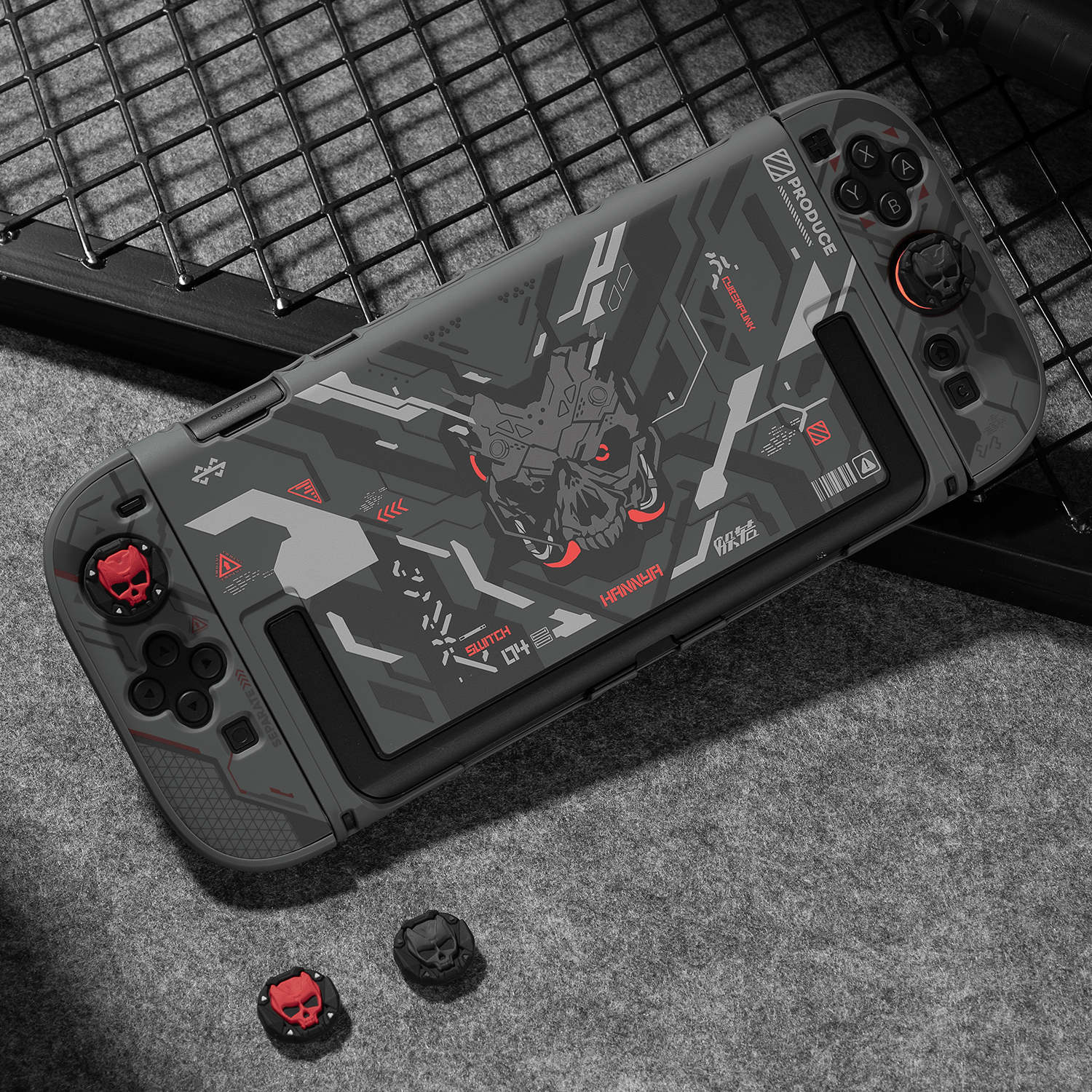 GeekShare Skull Thumb Grip Caps for switch 2