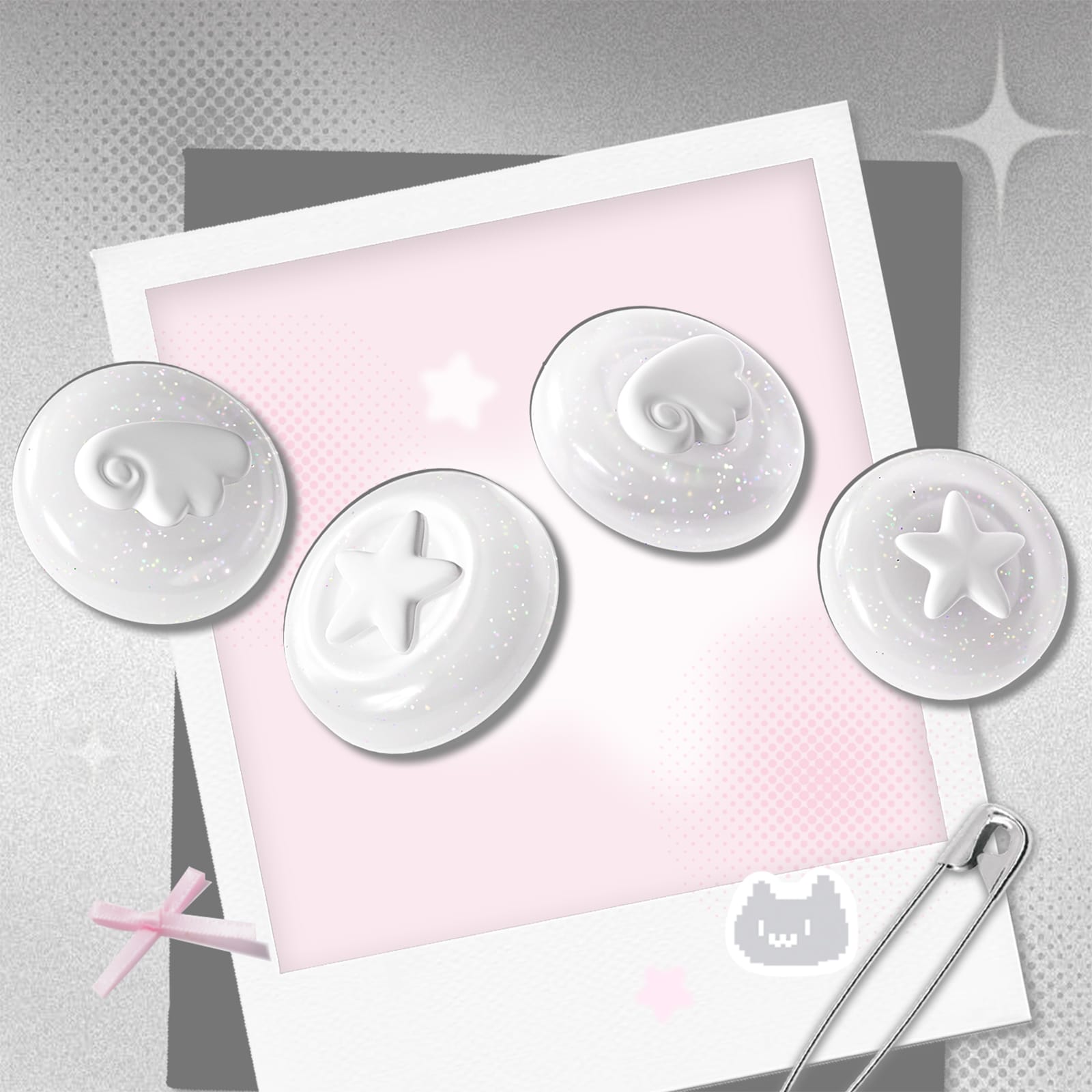 GeekShare Soap Bubble Joystick Cap for Switc 2