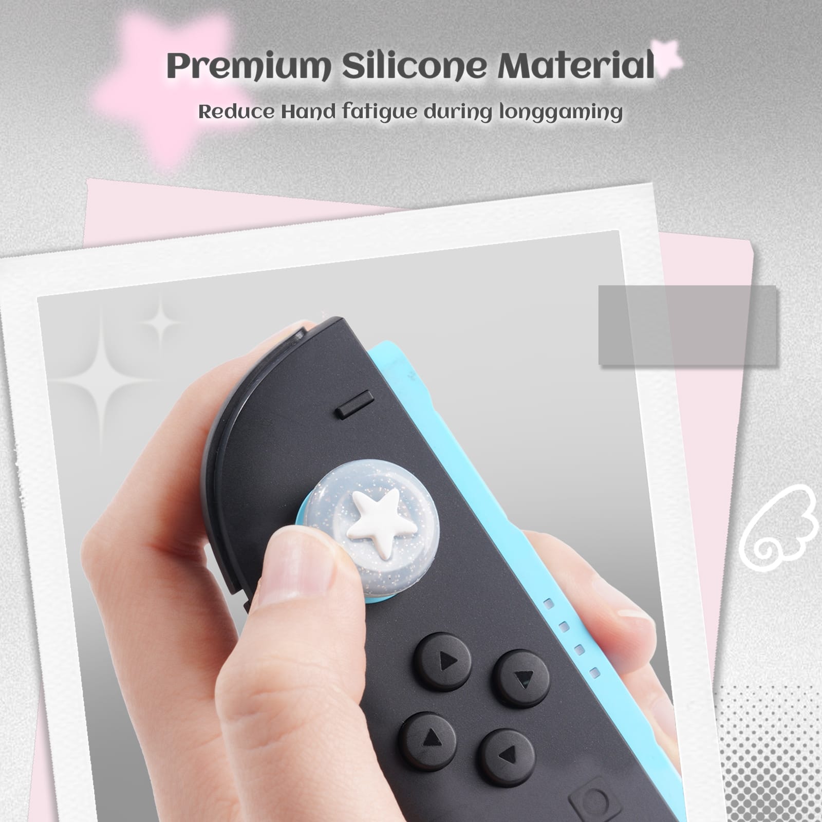 GeekShare Soap Bubble Joystick Cap for Switc 2