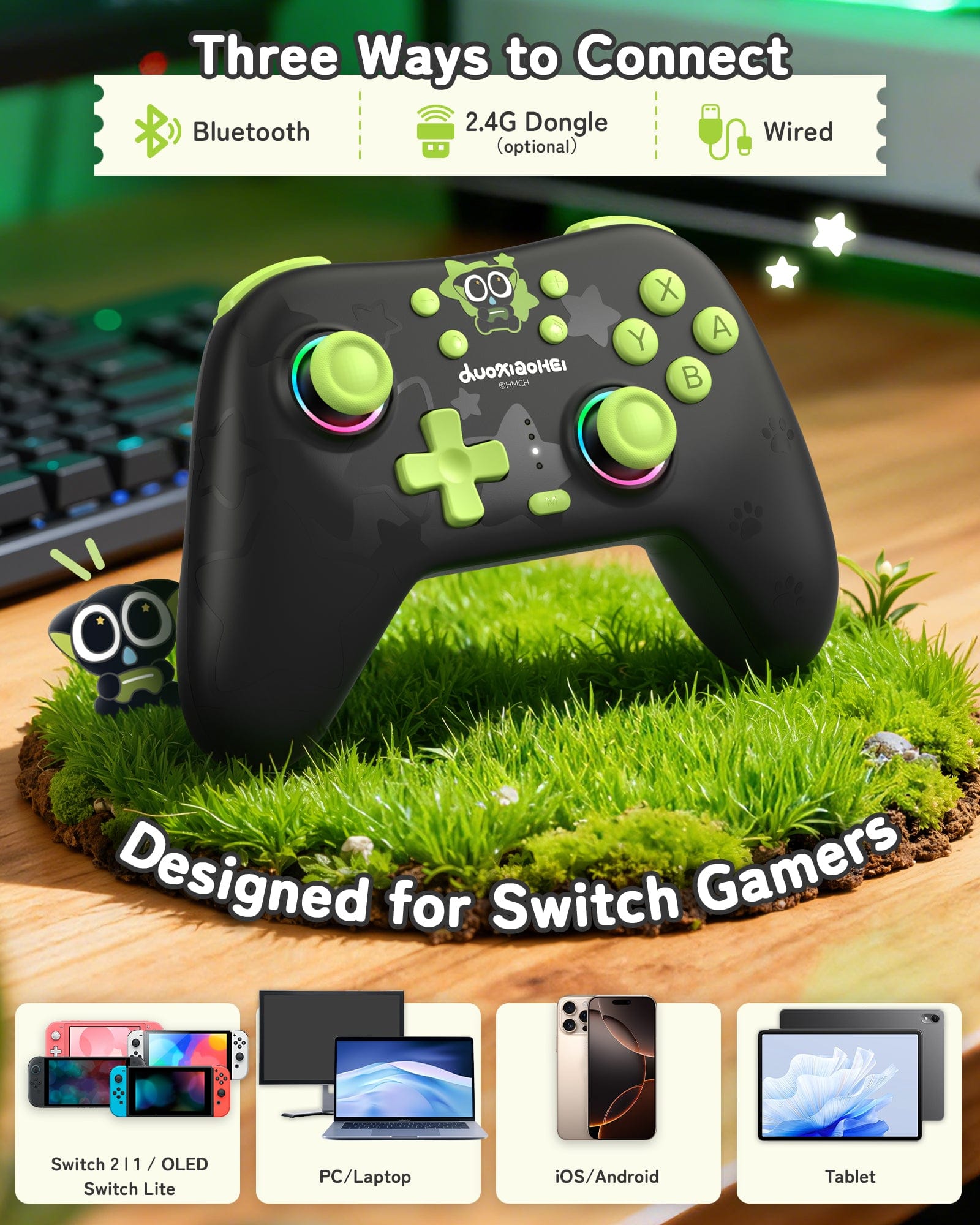 GeekShare x HEI Wireless Controller