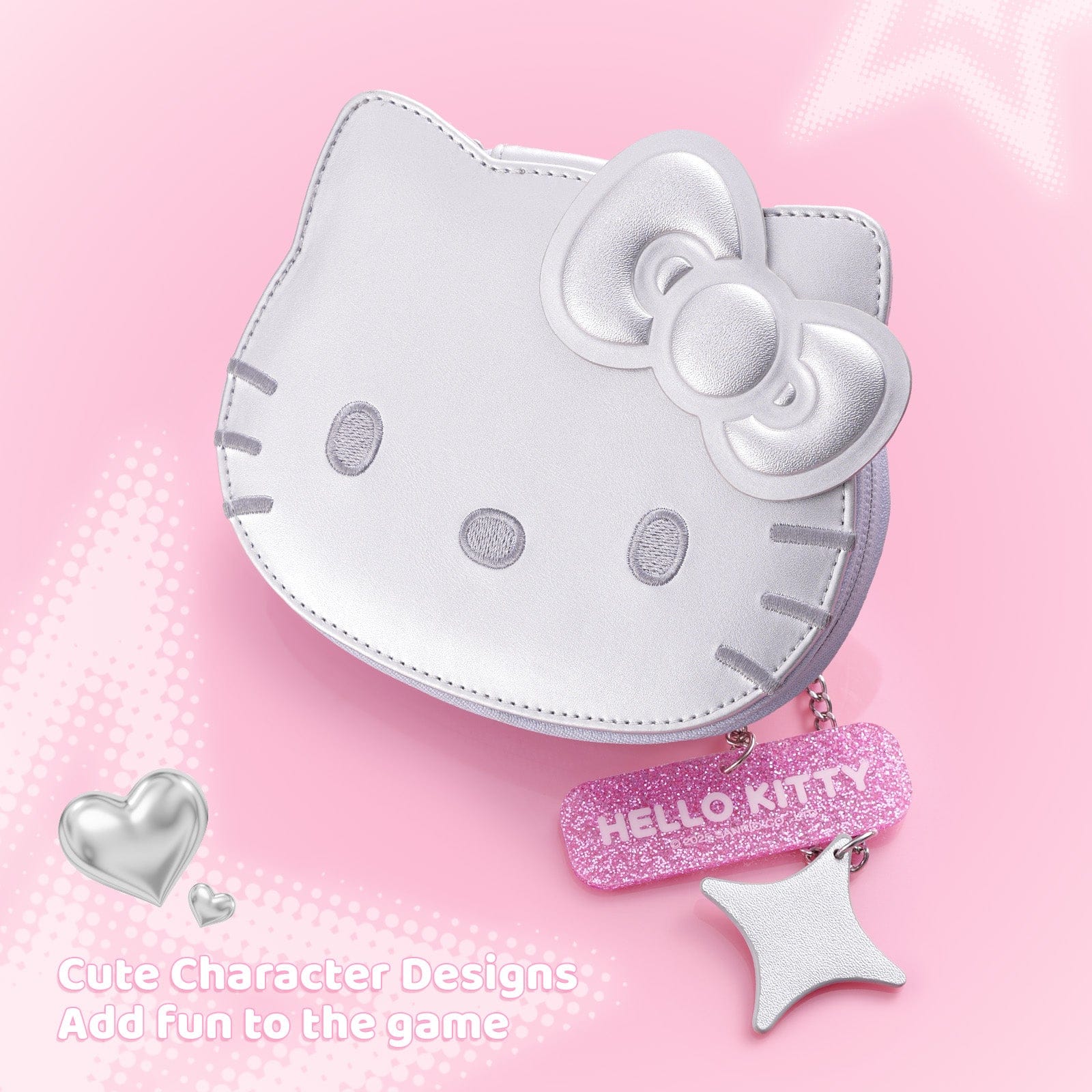Hello Kitty Sparkling Silver Heart Collection for Switch 2