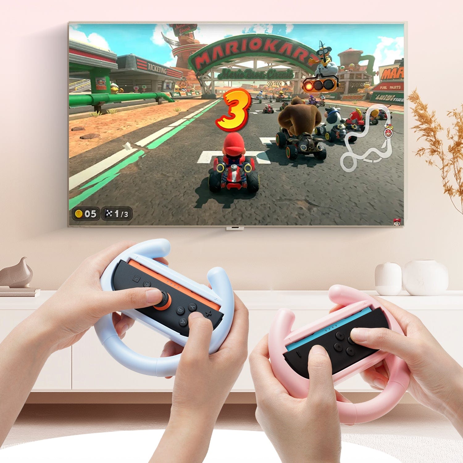 Joy-con handle direction grip holder for switch 2