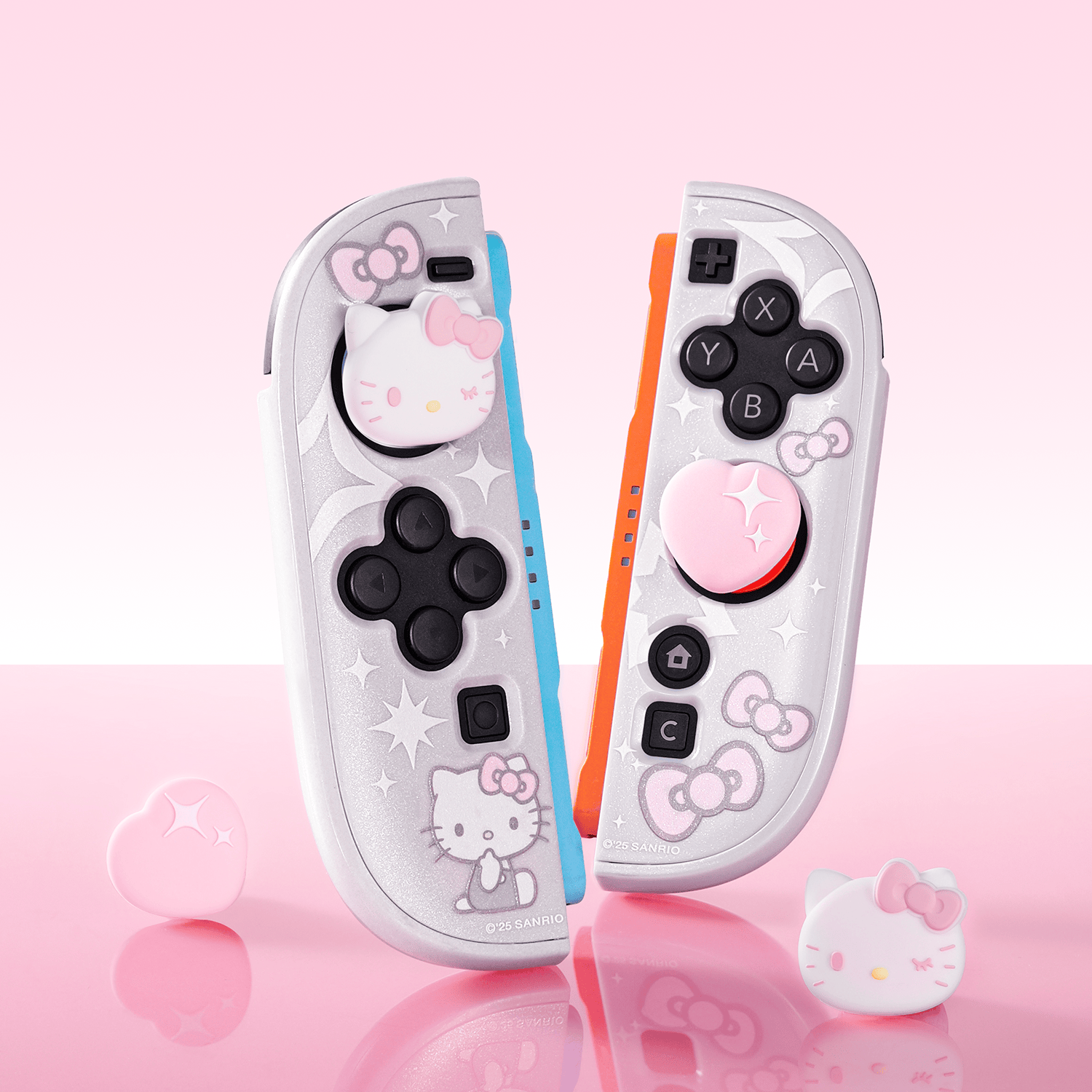 Hello Kitty Sparkling Silver Heart Collection for Switch 2