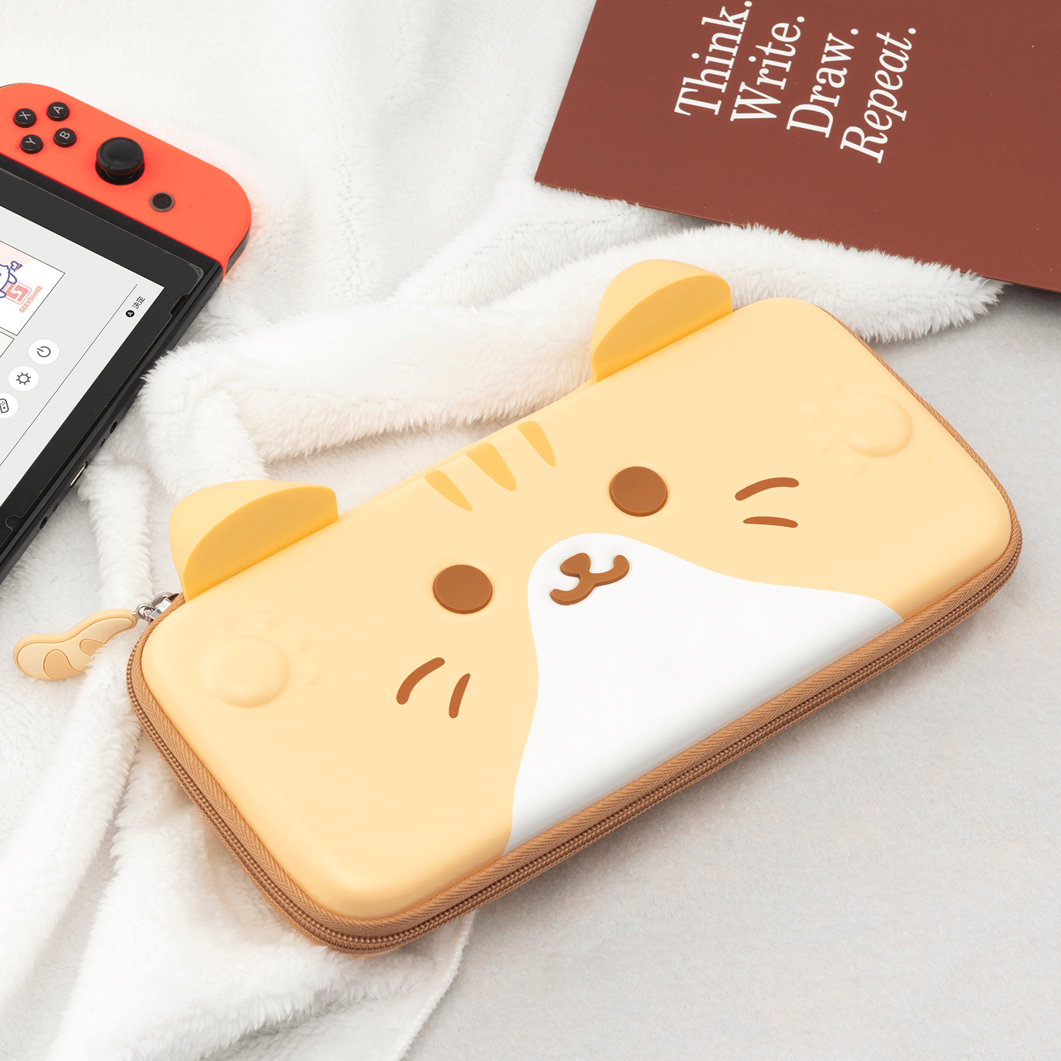 GeekShare Cat Ears Carrying Case for Switch & OLED & Switch 2