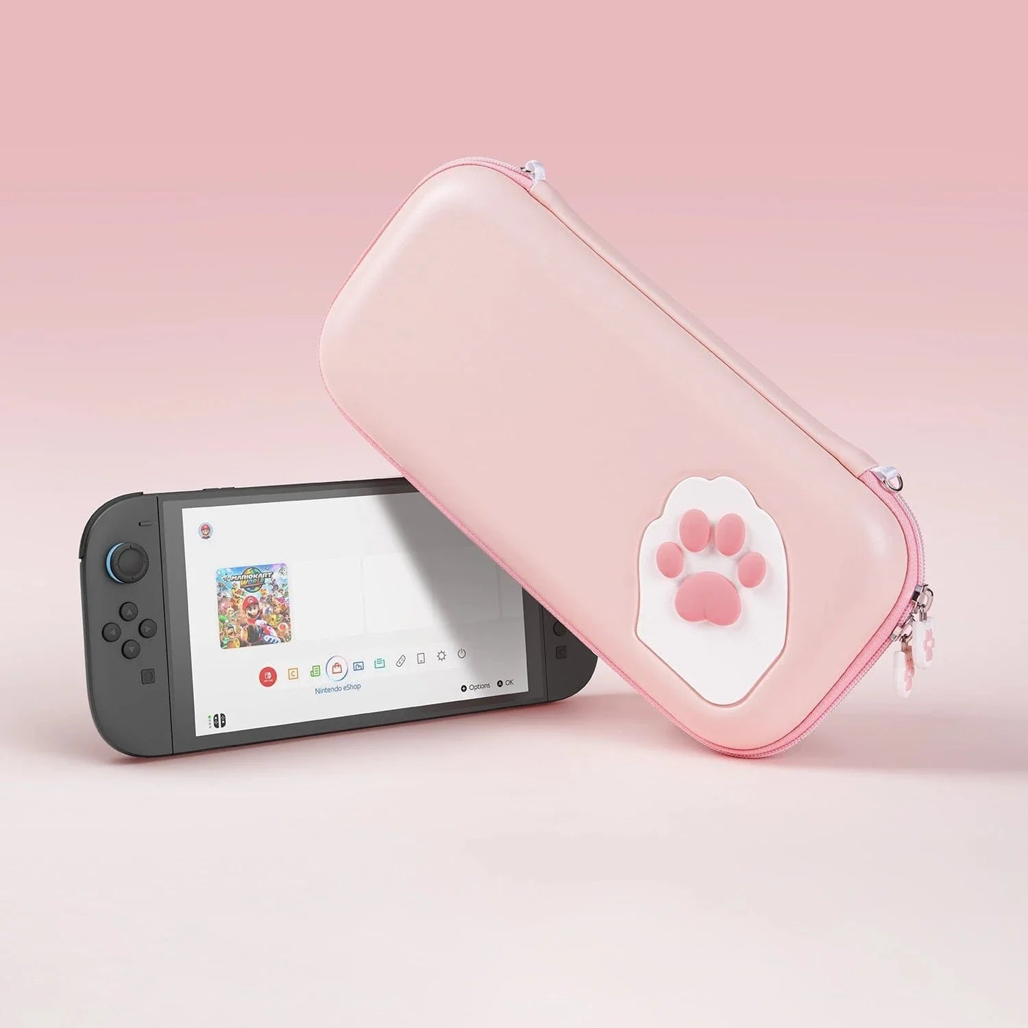 GeekShare Cat Paw Carrying Case for Switch 2
