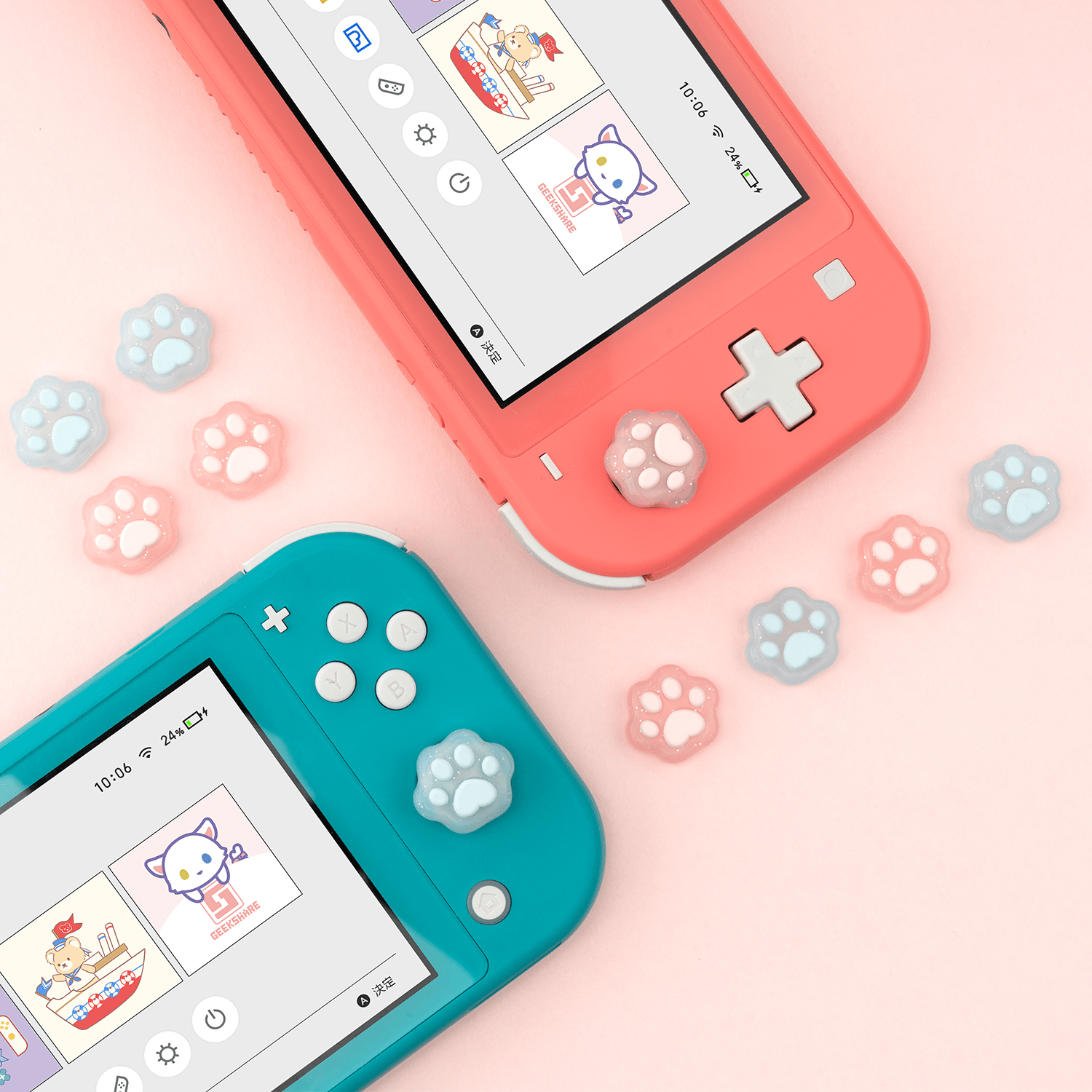 GeekShare Cat Paw Shape Thumb Grips
