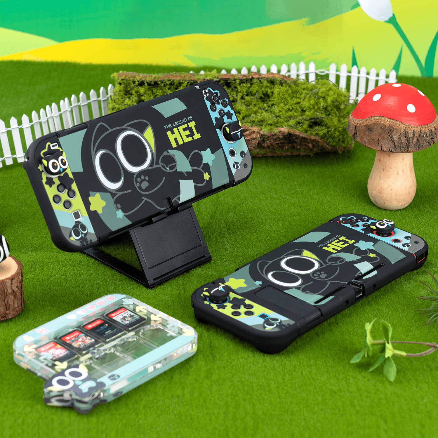 GeekShare x HEI Series Protective Case & Thumb Grips & Carrying Bag