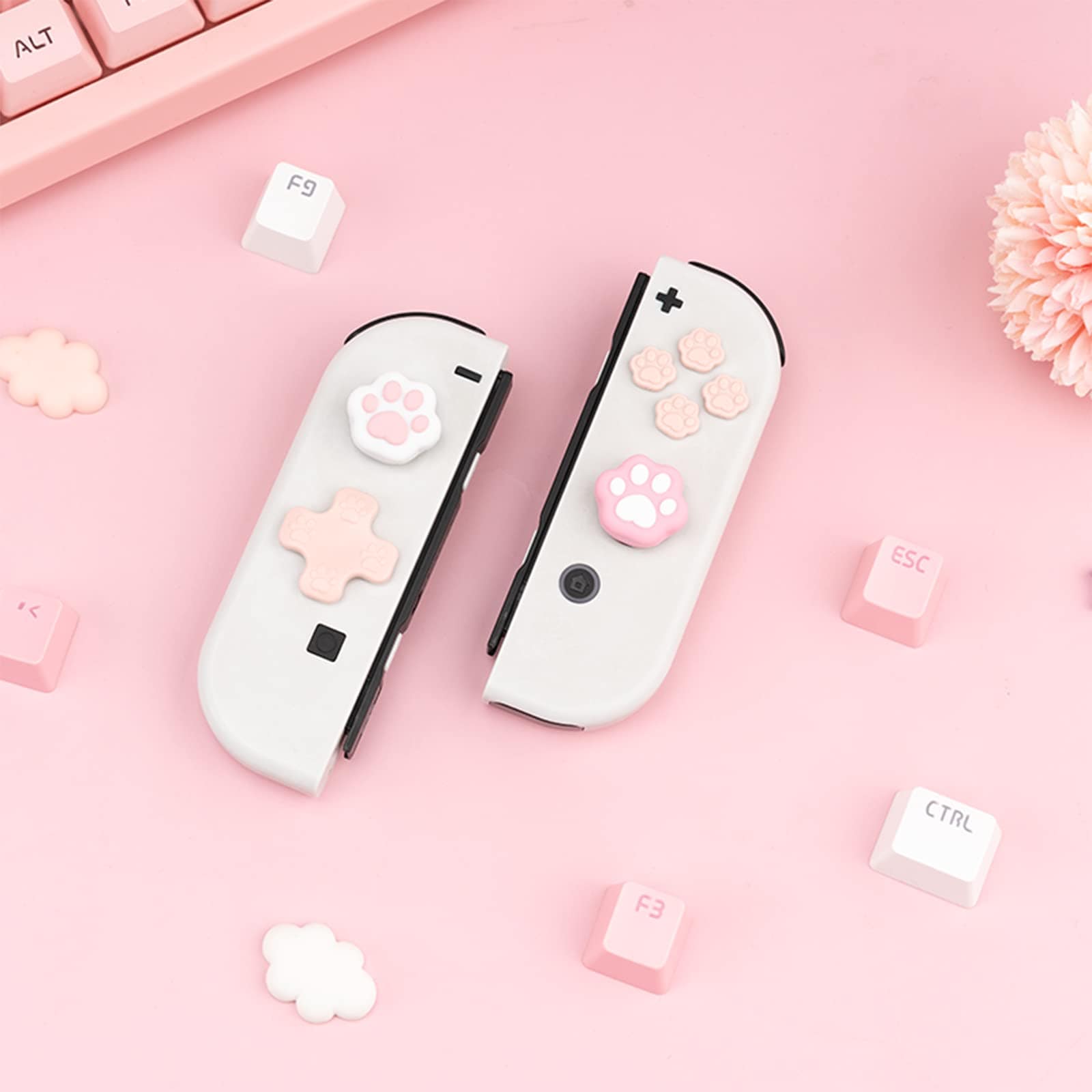 GeekShare Cat Paw Button Caps for  Switch/OLED