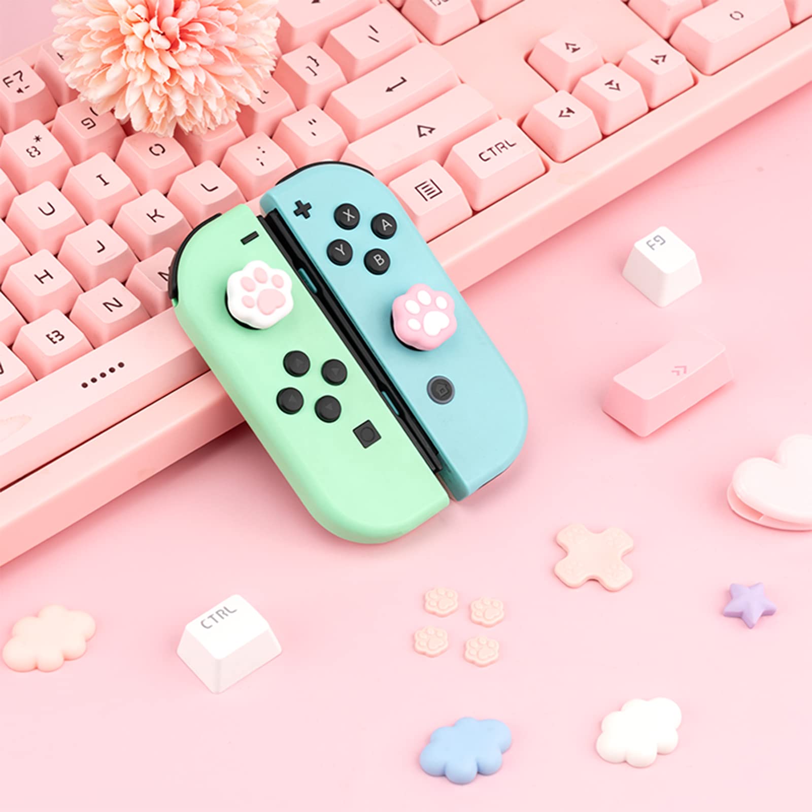 GeekShare Cat Paw Button Caps for  Switch/OLED