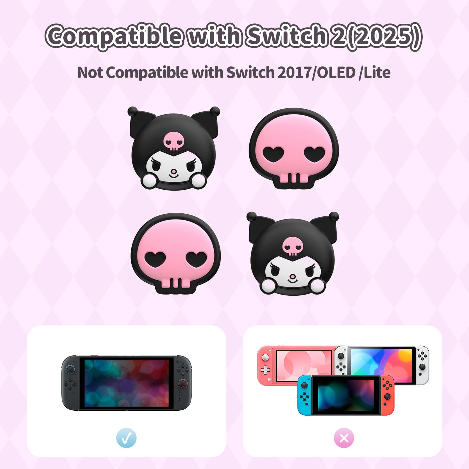 GeekShare x Sanrio Thumb Grip Caps for Switch 2