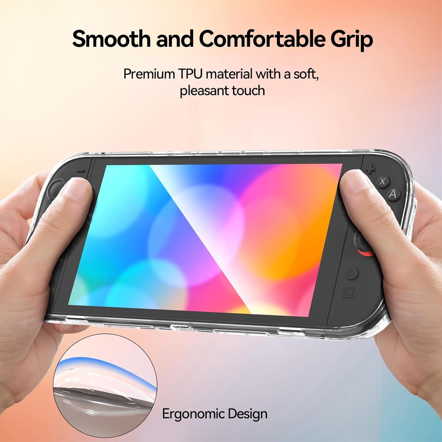 Transparent Protective Case for Switch 2