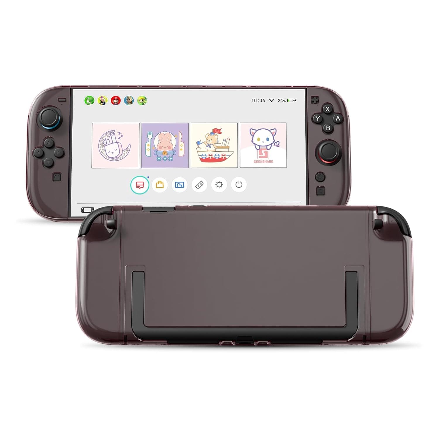 Transparent Protective Case for Switch 2