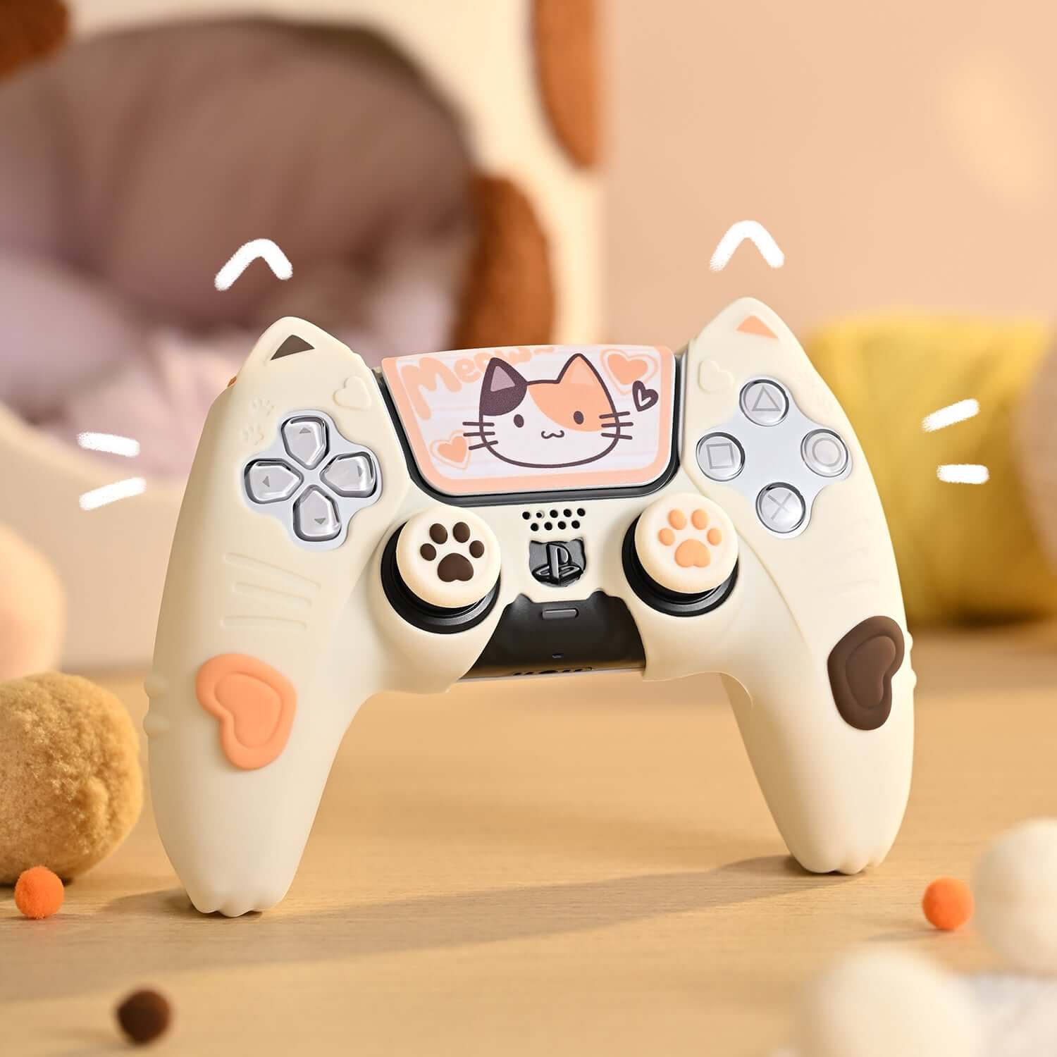 GeekShare Calico Cat Gaming Console Skin for PS5 & Xbox