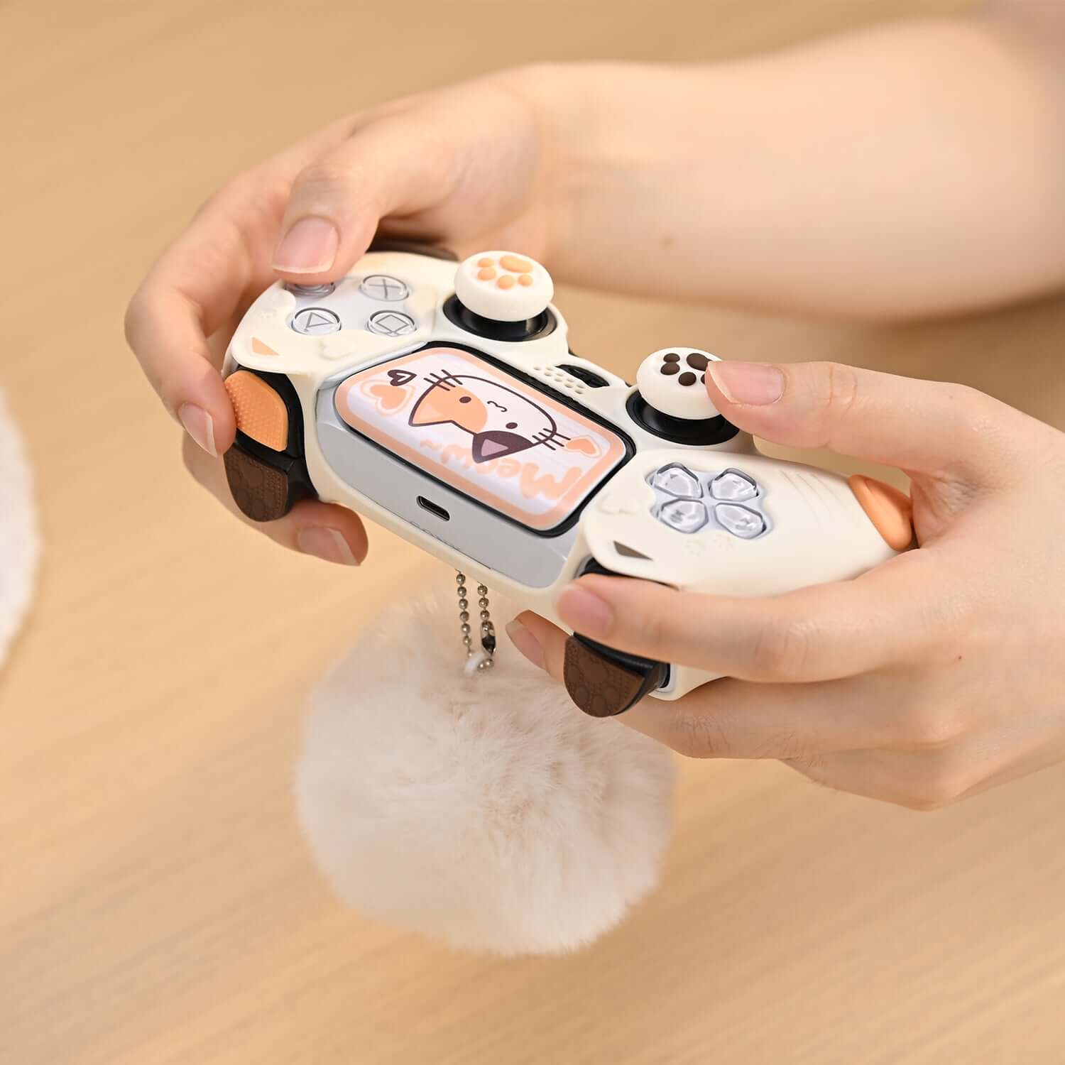 GeekShare Calico Cat Gaming Console Skin for PS5 & Xbox