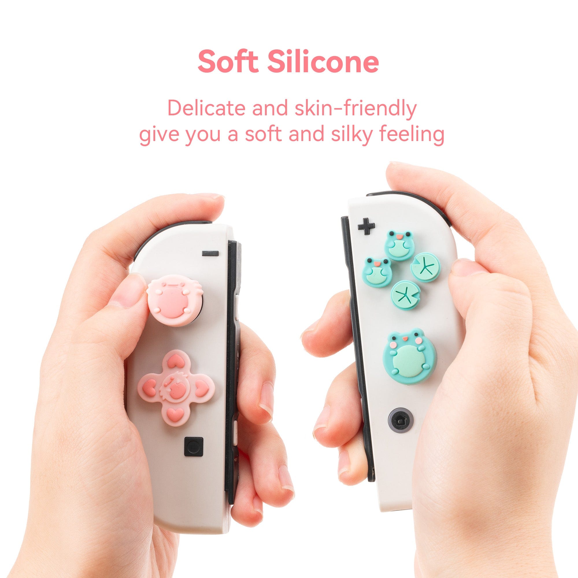 GeekShare Frog Thumb Grip Caps for Switch 2