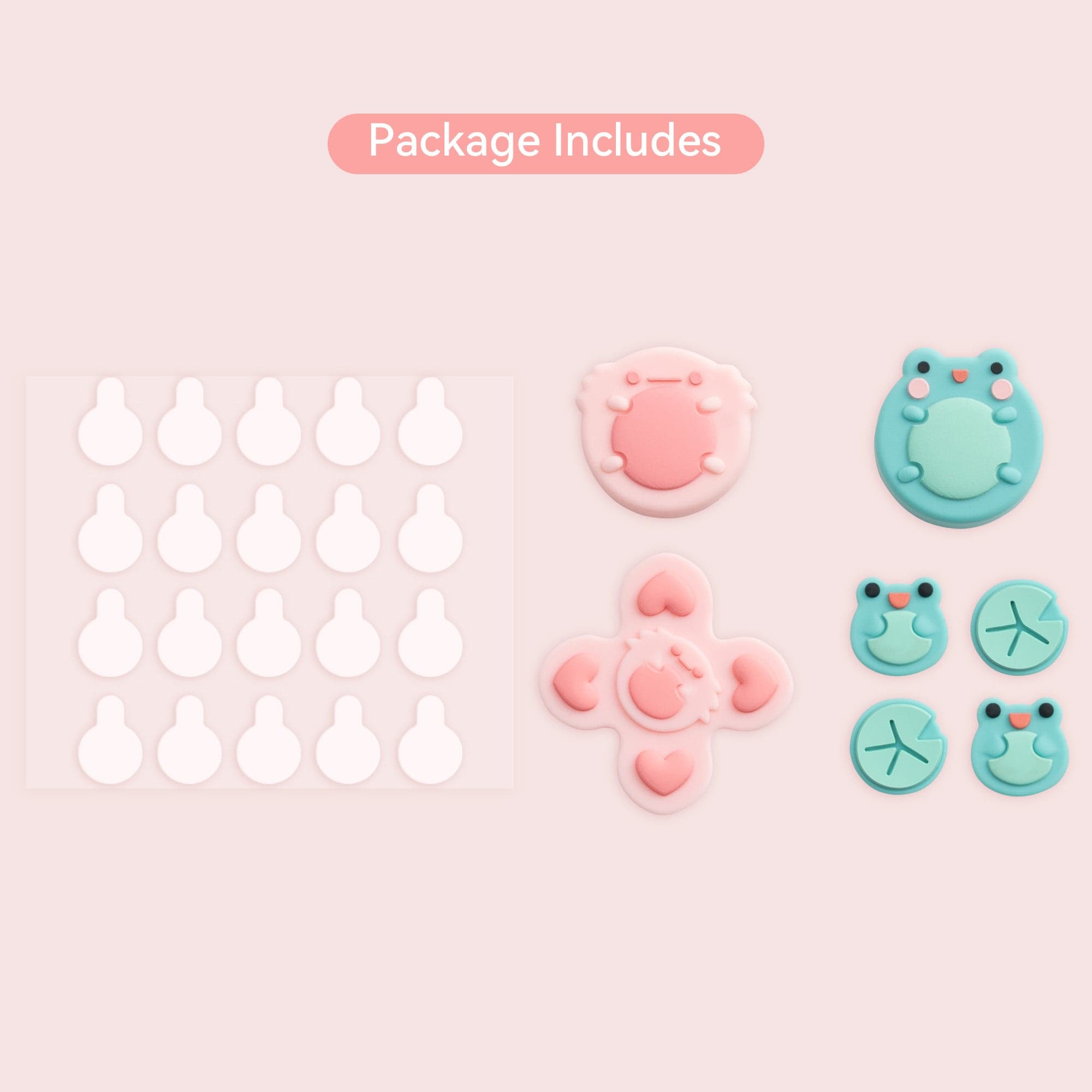 GeekShare Frog Thumb Grip Caps for Switch 2