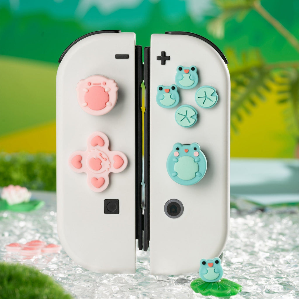 GeekShare Frog Thumb Grip Caps for Switch 2