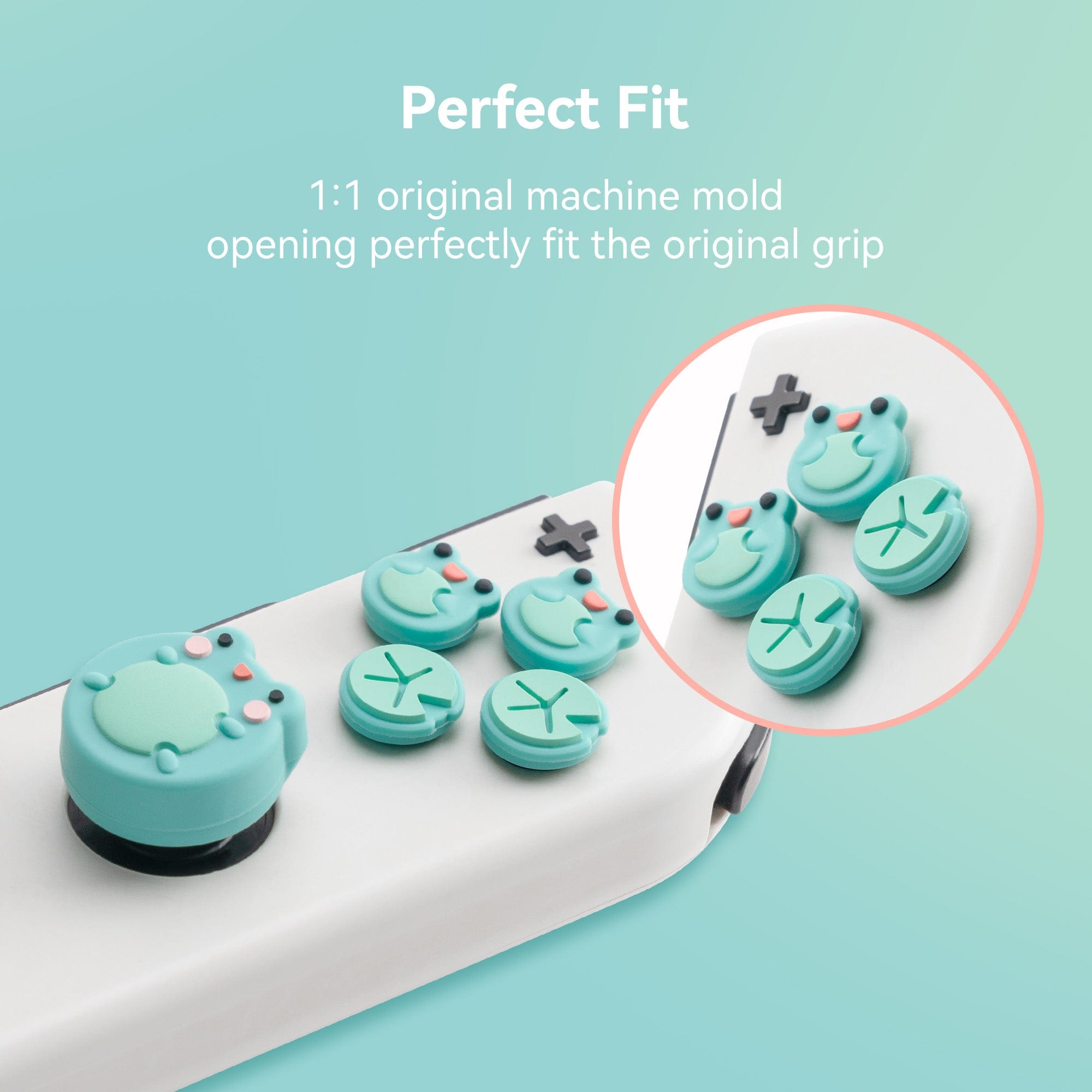 GeekShare Frog Thumb Grip Caps for Switch 2
